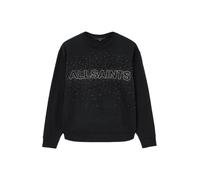 AllSaints Sweat-shirt 'ETTA' noir / argent, Taille XS