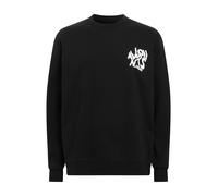 AllSaints Sweat-shirt 'ORLANDO' noir / blanc, Taille XXL