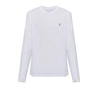 AllSaints - T-shirt à manches longues Brace - Homme - Tops - Blanc - Taille: L