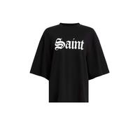 AllSaints T-shirt 'AMELIE' noir / blanc, Taille L