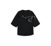 Allsaints T-Shirt Ouros Amelie pour Femme, Noir, Taille M