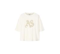 AllSaints T-shirt 'ICON AMELIE' argent / blanc, Taille S