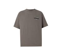 AllSaints T-Shirt 'REDACT' gris foncé / noir / blanc, Taille XL