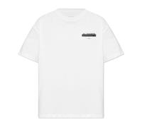 AllSaints - T-shirt Redact - Homme - Tops - Blanc - Taille: XS