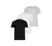 AllSaints T-Shirt 'TONIC' gris chiné / noir / blanc, Taille M