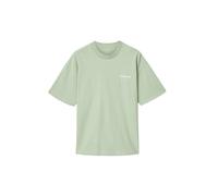 AllSaints T-Shirt 'Underground' menthe / blanc, Taille L