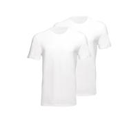 AllSaints Men's Crew Neck T-Shirts, Coton Biologique, Hauts pour Homme Doux et Respirants, Blanc, Lot de 2, Taille M