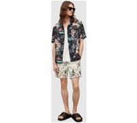 AllSaints Tagise Swimshort Ecru Taille: XS | Slips de bain Outlet | Homme | Marron