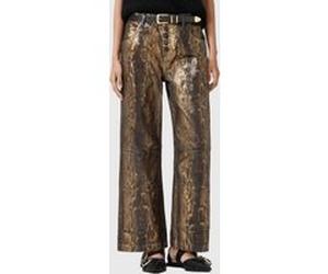 AllSaints Tay Carpenter Jean Snake Gold Taille: W27 | Évasés pantalons Outlet | Femme | Jaune