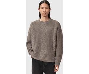 AllSaints Tenter Crew Fawn Brown Taille: XL | Pulls Outlet | Homme | Marron