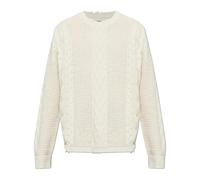AllSaints - Tenter Oversized Wool Jumper - Homme - Pulls - Blanc - Taille: XL