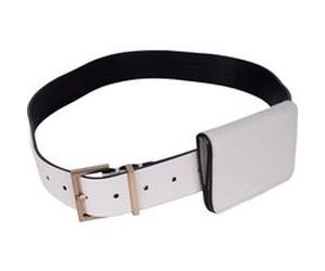 AllSaints Teri Bag Belt White/warm Brass Taille: L-XL | Ceintures Outlet | Femme | Blanche