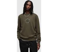 AllSaints Tierra Crew Tea Leaf Green Taille: L | Pulls Outlet | Homme | Vert