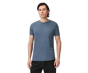 Allsaints Tonic SS Crew Maillot uni pour Homme, Bleu ondulé, Taille M