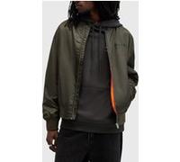 AllSaints Underground Bomber Black Taille: XL | Blousons d'aviateurs Outlet | Homme | Le Noir