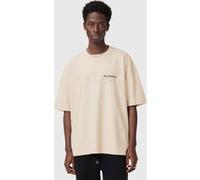 AllSaints Underground Ss Crew Dusty Light Brown Taille: L | T-Shirts Outlet | Homme | Marron