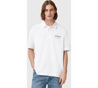 AllSaints Underground Ss Polo Ashen White Taille: M | Polos Outlet | Homme | Blanche