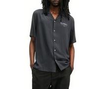 AllSaints Underground Ss Shirt Jackson Blue Taille: M | Casual chemises Outlet | Homme | Bleu