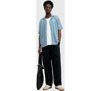 AllSaints Underground Ss Shirt Sur Blue Taille: XL | Casual chemises Outlet | Homme | Bleu