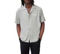 AllSaints Underground Ss Shirt Whisper Grey Taille: M | Casual chemises Outlet | Homme | Gris