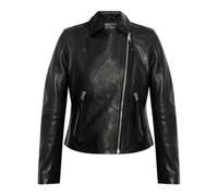 AllSaints - Veste en cuir Dalby - Femme - Vestes - Noir - Taille: 34 FR