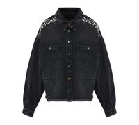 AllSaints - Veste en jean Nicky - Femme - Vestes - Noir - Taille: 40 FR