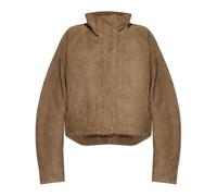 AllSaints - Veste Ryder en Suède - Femme - Vestes - Brun - Taille: 42 FR