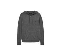 AllSaints - Mode Merino Zip Up Ramskull Sweat à capuche - Homme - Pulls - Gris - Taille: 2XL