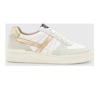 AllSaints Vix Suede Sneaker White/gold Taille: 37 | Baskets Outlet | Femme | Blanche