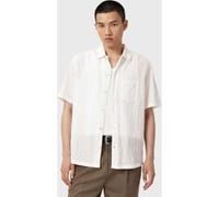 AllSaints, Homme, Chemises, Blanc, Taille: S Chemise Walton