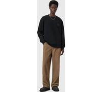 AllSaints Waved Crew Jet Black Taille: XL | Pulls Outlet | Homme | Le Noir