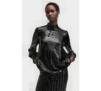 AllSaints Whitney Top Black Taille: 8 | Chemisiers Outlet | Femme | Le Noir