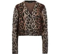 AllSaints Wick Lex Cardigan Leopard Brown Taille: XS | Cardigans Outlet | Femme | Marron
