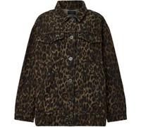 AllSaints Willow Denim Jacket Leppo Brown Taille: XS | Vestes en jeans Outlet | Femme | Bleu