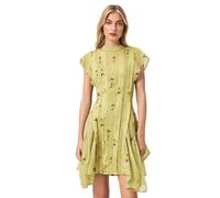 AllSaints Women's Fleur Dress Above The Knee Dress, Empoli Yellow, UK 14/US 10