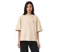AllSaints Women's HALIS Amelie Tee,Sandy White, M