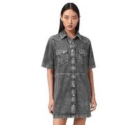 AllSaints Women's Rock Denim Dress Mini Length Dress, UK 12/US 8