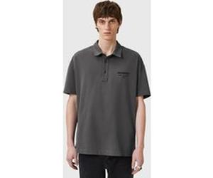 AllSaints Xander Ss Polo Gravestone Grey Taille: XL | T-Shirts Outlet | Homme | Gris