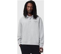 AllSaints Xander Sweat Polo Grey Marl Taille: XXL | Polos Outlet | Homme | Gris