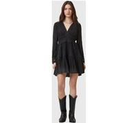 AllSaints Xanthe Ls Mini Dress Black Taille: 12 | Robes Mini Outlet | Femme | Le Noir