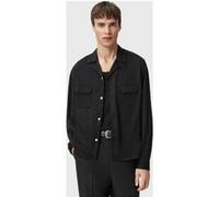 AllSaints, Homme, Chemises, Noir, Taille: XS Yodo Long Sleeve Shirt