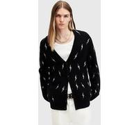 AllSaints Zap Cardigan Black Taille: L | Cardigans Outlet | Homme | Le Noir