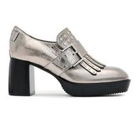 AllSaints Zia Stud Loafer Gunmetal Grey Taille: 40 | Mocassins Outlet | Femme | Gris