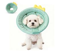 ALLSOPETS Collerette Douce pour Chien et Chat - Collier de Récupération Anti-Lechage, Confortable, pour Chiens et Chats après Chirurgie (Vert, S)