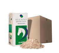 Allspan German Horse Classic - Copeaux de bois, litière pour grands et petits animaux, chevaux - Stall, paddock - Bois - 24 kg Sac / 1 Carton Paligo