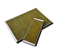 AllSpares CleanAir Plus Lot de 2 filtres à charbon actif pour hottes aspirantes Bosch 11041790 DWZ0AK0A0, Siemens LZ10AKA00 11018700, Neff Z51AIA0X0 | 361 x 264 x 22 mm et 244 x 99 x 19 mm