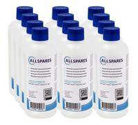 AllSpares Détartrant liquide (12x 500ml) pour machine à café DeLonghi DLSC500, SER3018 et EcoDecalc