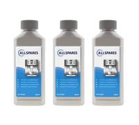 AllSpares Détartrant universel liquide (3x 250ml) pour Delonghi / Saeco / Philip