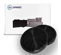 AllSpares Filtre à charbon (2 pcs.) pour hottes aspirantes adapté pour AEG-Elect