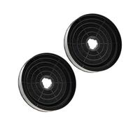 AllSpares Filtre à charbon (2 pcs.) pour hottes aspirantes - Adapté pour Candy KFC6918 / 35602061 et Airlux CR390 (Ø170x35mm)